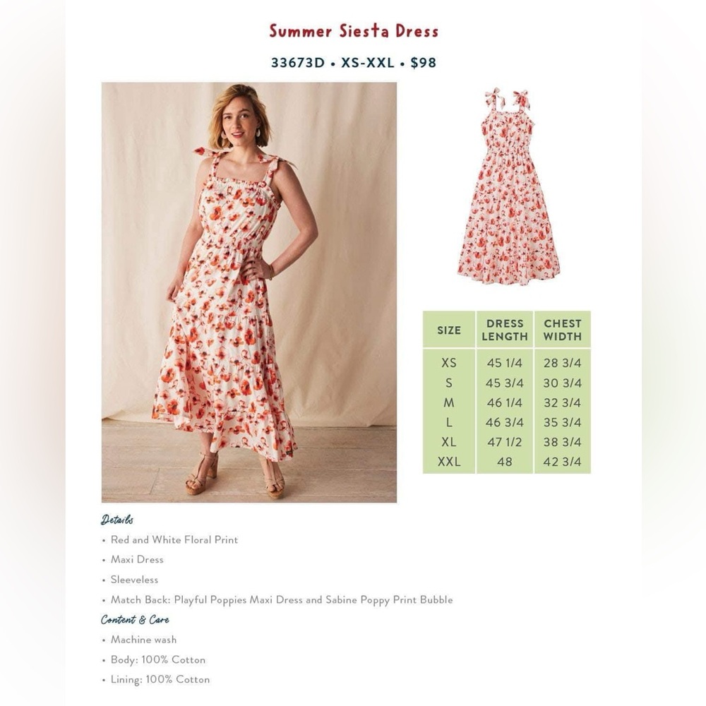 Summer Siesta Dress size XS EUC